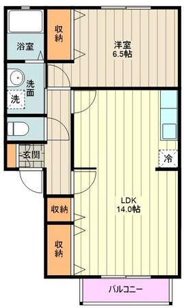 フレグランス梨の木の物件間取画像